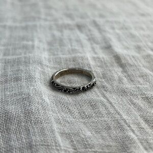 Lois Hill Jewelry Sterling Silver 925 Filigree Handcarved Ring